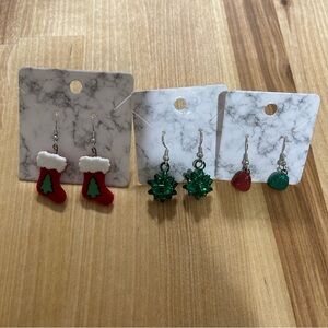 Hand-crafted Christmas Earrings